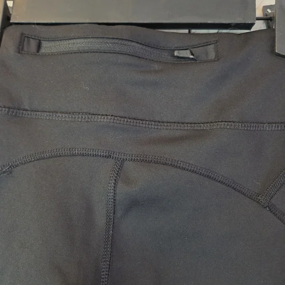 Nike Women's Black Leggings with White Swoosh - Picture 3 of 12